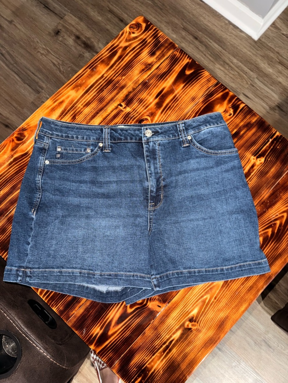 Seven7 Blue Denim Jean Shorts